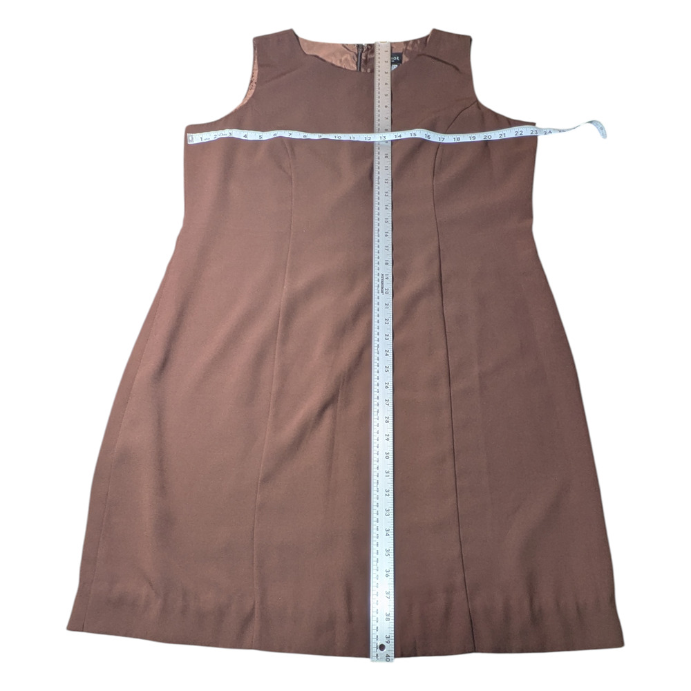 George Women's Sleeveless Brown Dress Size 20W - Picture 2 of 5